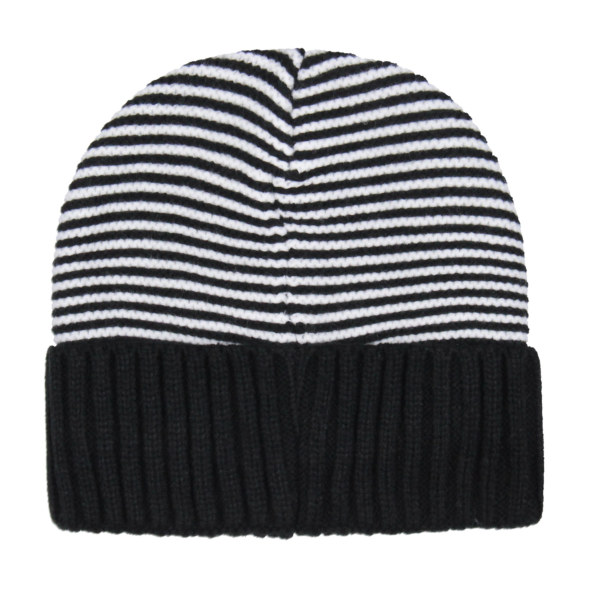Ghostbusters Beanie Men's Embroidered Logo Striped Cuffed Beanie Cap Hat OSFM
