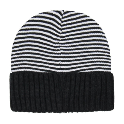 Ghostbusters Beanie Men's Embroidered Logo Striped Cuffed Beanie Cap Hat OSFM