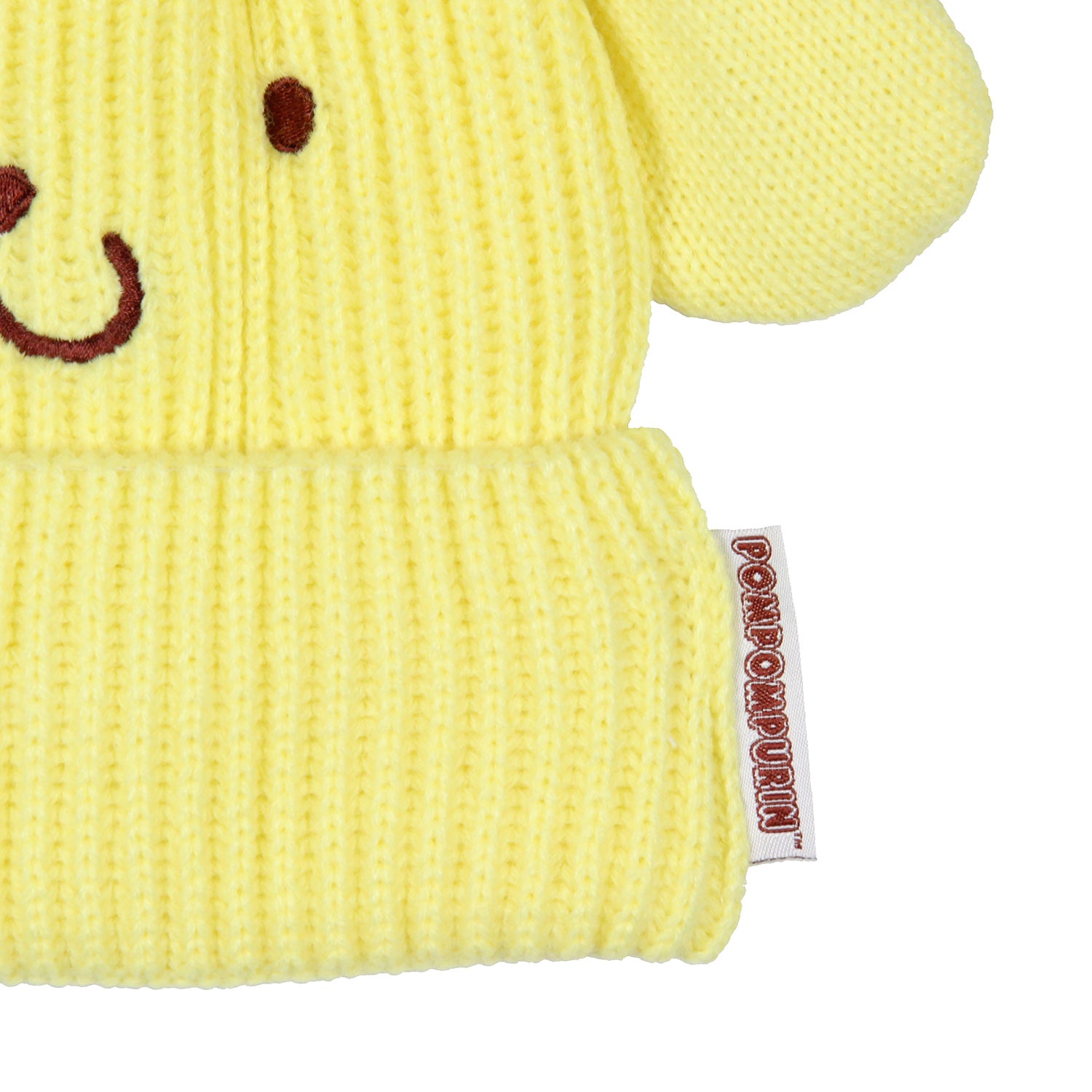 Sanrio Hello Kitty Adult Pompompurin Embroidered Character Cuffed