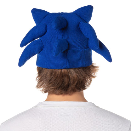 Sonic The Hedgehog and Friends Adult Embroidered Cuff Costume Beanie