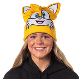 Sonic The Hedgehog and Friends Adult Embroidered Cuff Costume Beanie