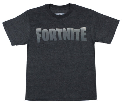 Fortnite Logo Text Fadeout Boy's T-shirt