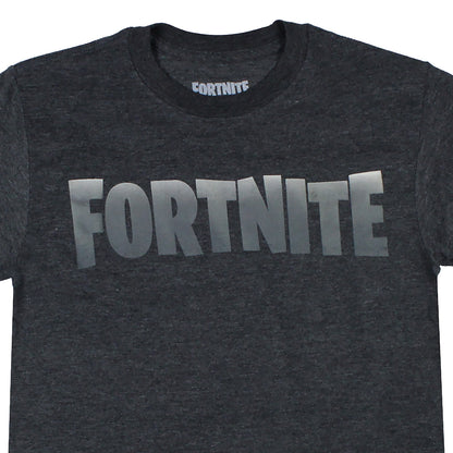 Fortnite Logo Text Fadeout Boy's T-shirt