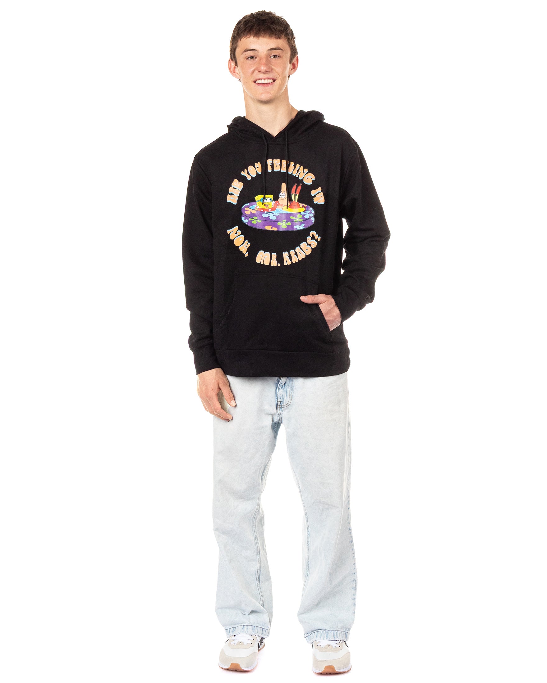 SpongeBob SquarePants Men's Are You Feeling It Now Pullover Hoodie