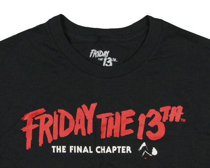 Friday The 13th The Final Chapter Men's Jason Mask Adult Short Sleeve T-Shirt LG