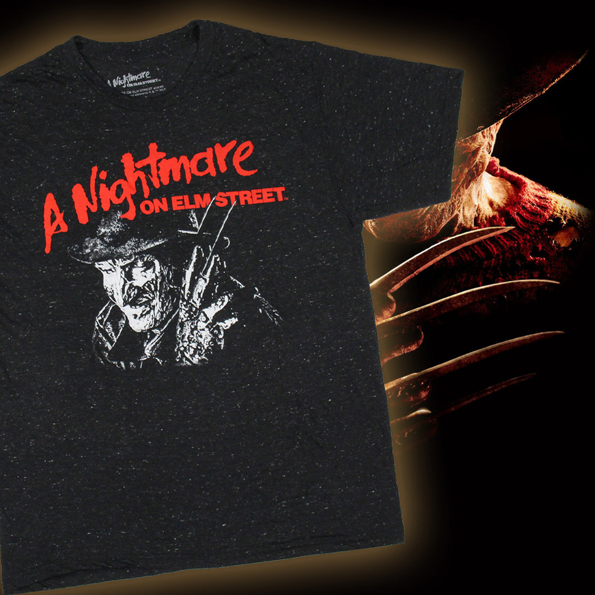 A Nightmare on Elm Street T-Shirt Men's Freddy Krueger Distressed Tee