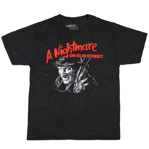 A Nightmare on Elm Street Men's Freddy Krueger Distressed T-Shirt Tee Adult