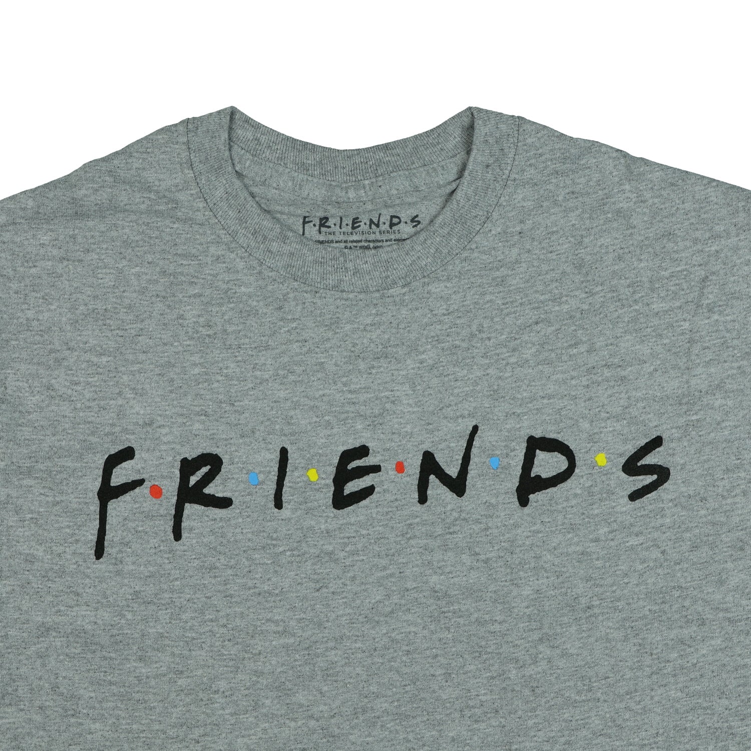 Friends The TV Series Logo Men's Women's Long Sleeve T-Shirt Grey