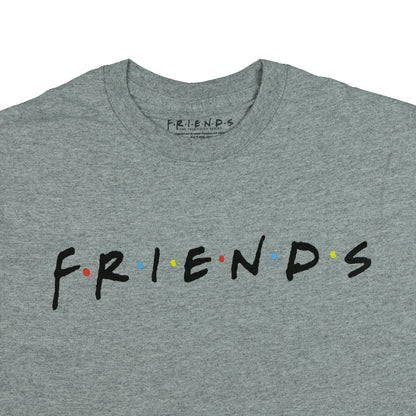 Friends The TV Series Logo Men's Women's Long Sleeve T-Shirt Grey