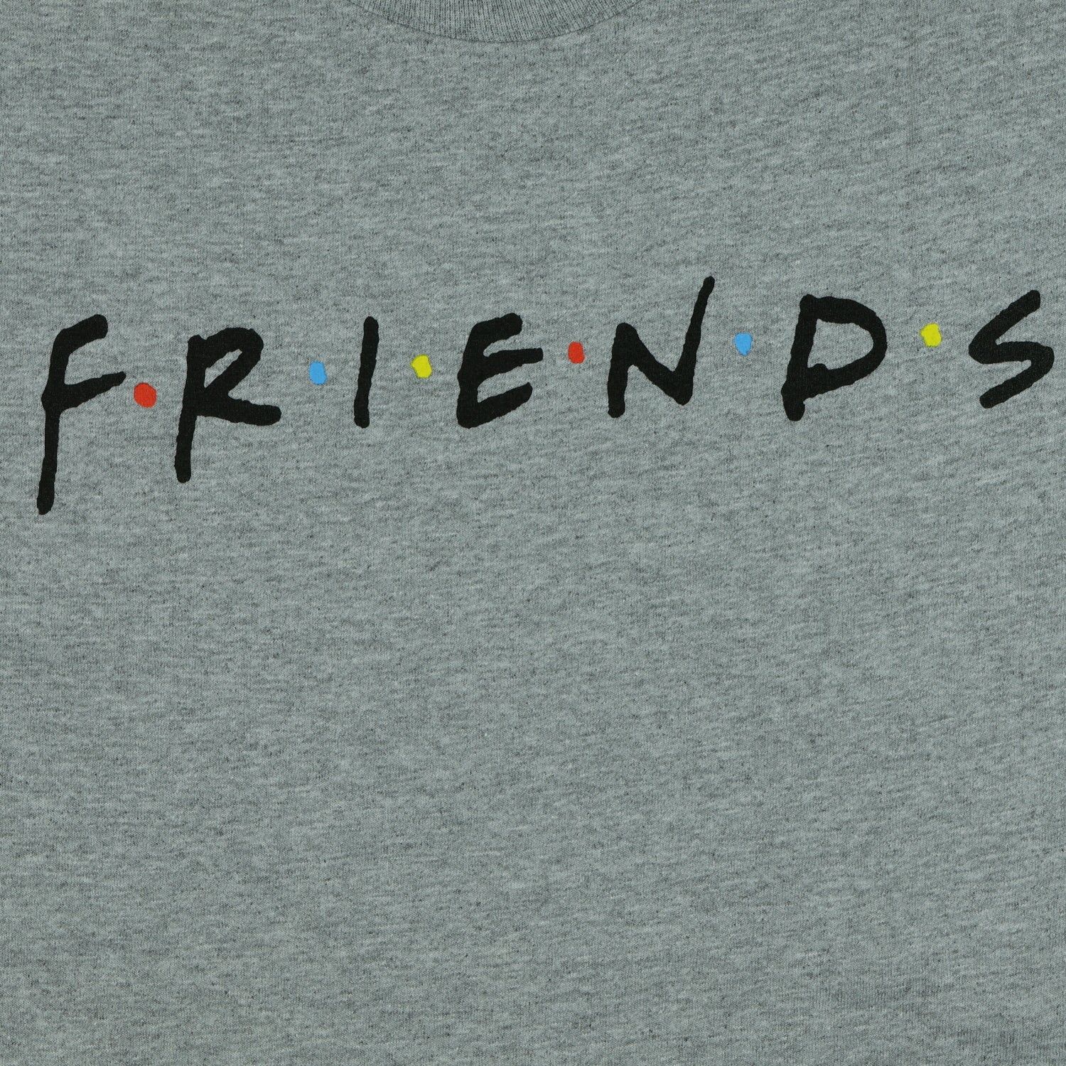 Friends The TV Series Logo Men's Women's Long Sleeve T-Shirt Grey