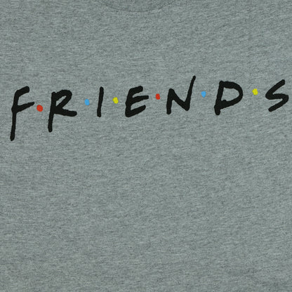 Friends The TV Series Logo Men's Women's Long Sleeve T-Shirt Grey