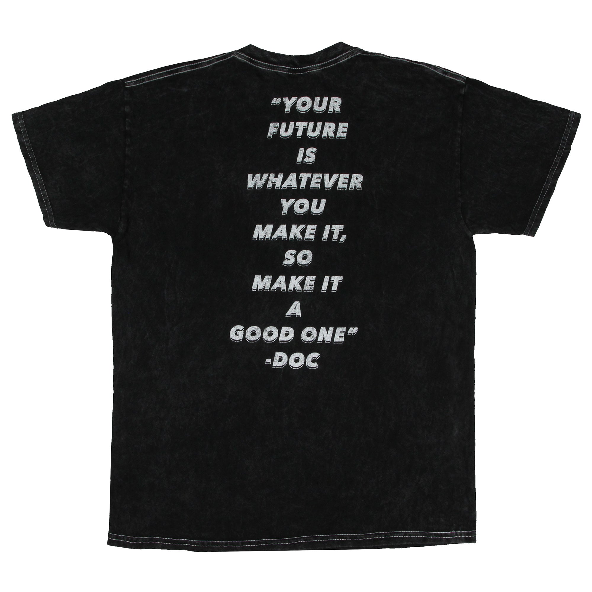 Back To The Future Men's Your Future Is Whatever You Make It T-Shirt Adult - Seven Times Six