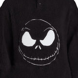 Nightmare Before Christmas Men's Pullover Jack Skellington Fuzzy Sweater