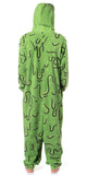 Ghostbusters Men's Slimer Hooded Union Suit Costume Pajama (SM/MD)