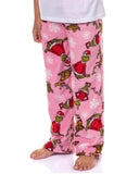 Dr. Seuss The Grinch Girls' Yoga Grinch and Max Fleece Pajama Pants