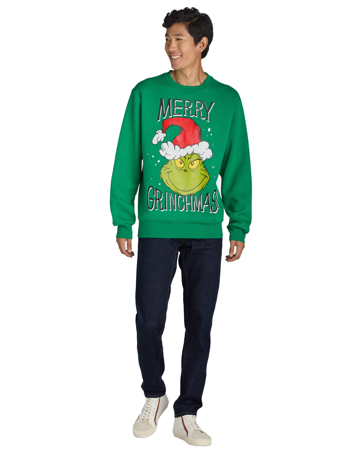 The Grinch Sweatshirt Mens Merry Grinchmas Light Up Sweater