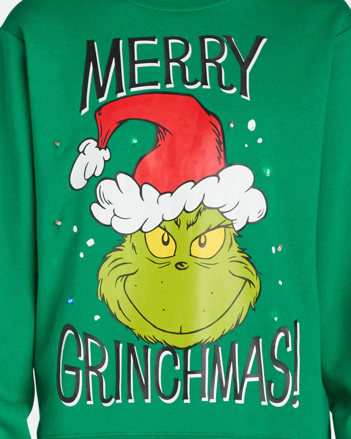 The Grinch Sweatshirt Mens Merry Grinchmas Light Up Sweater