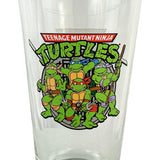 Teenage Mutant Ninja Turtles Leonardo Donatello Raphael Michelangelo 16oz Glass