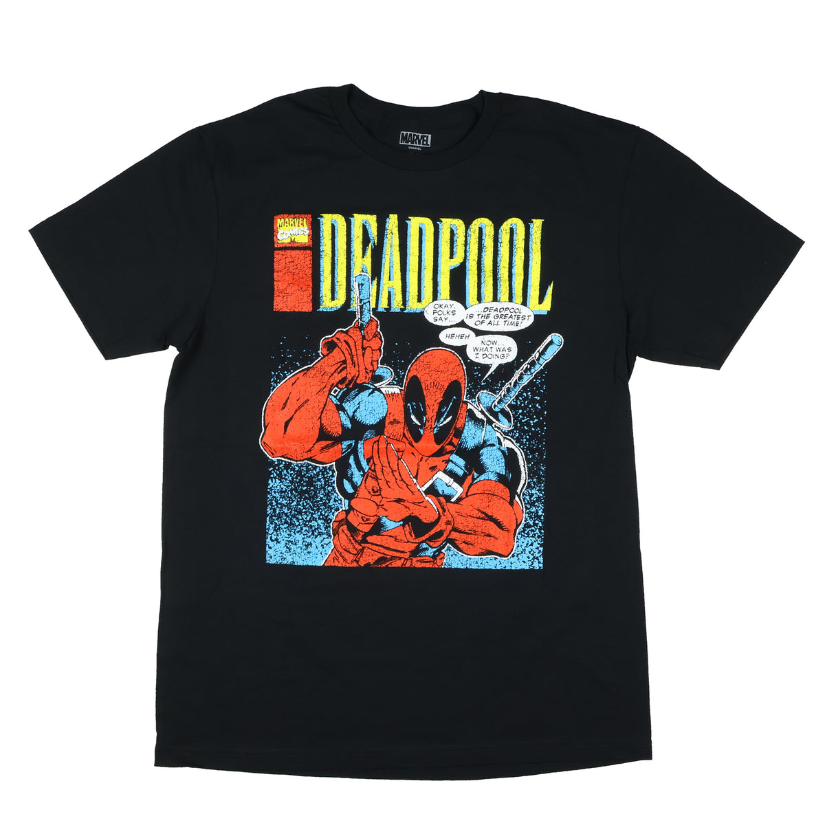 Marvel Deadpool T-Shirt Men's Greatest Of All Time Short Sleeve Tee