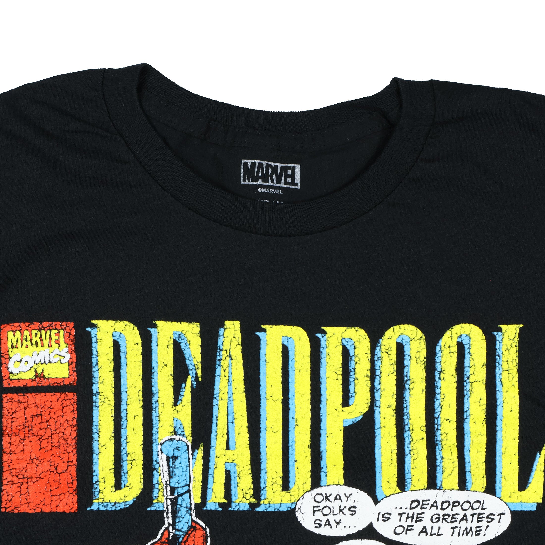 Marvel Deadpool T-Shirt Men's Greatest Of All Time Short Sleeve Tee
