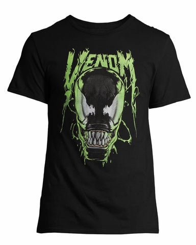 Marvel Comics Men's Spider-Man Venom Green Ooze Character Adult T-Shirt