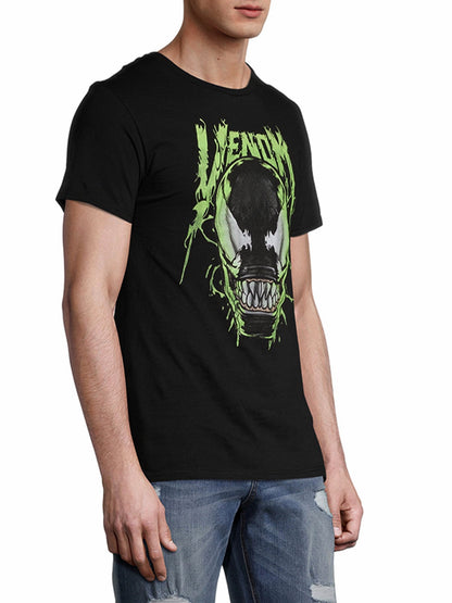 Marvel Comics Men's Spider-Man Venom Green Ooze Character Adult T-Shirt (3XL)
