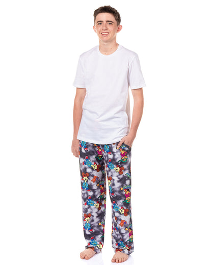 Garfield Pajamas Men's Odie and Garfield Allover Design Lounge Pajama Pants