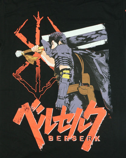 Berserk T-Shirt Men's Guts and Dragon Slayer Short Sleeve Manga Tee