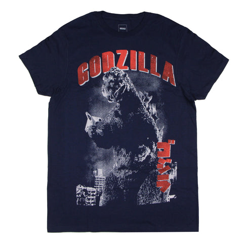 Godzilla Men's Kaiju City Stomper Gojira Adult Short Sleeve T-Shirt