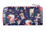 Disney Snow White and The Seven Dwarfs Floral Faux Leather Zip Around Wallet