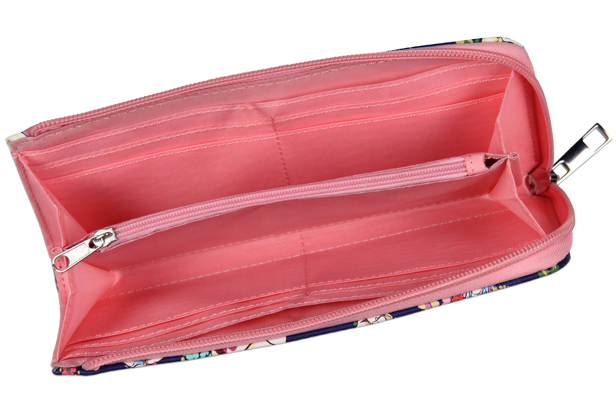 Disney Snow White and The Seven Dwarfs Floral Faux Leather Zip Around Wallet