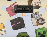 Minecraft Faux Leather Full Zip Around Clutch Wallet Game Characters Creeper Alex Steve Enderman Zombie