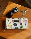 Minecraft Faux Leather Full Zip Around Clutch Wallet Game Characters Creeper Alex Steve Enderman Zombie