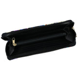 Disney Villains Wallet Character Collage Design Zip Around Clutch Pocketbook