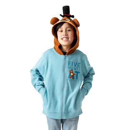 Five Nights At Freddy's Hoodie Boys' 3D Hood Full-Zip Sweatshirt