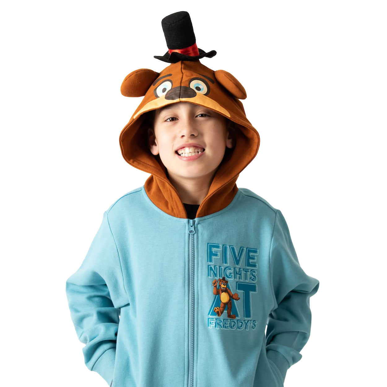 Five Nights At Freddy's Hoodie Boys' 3D Hood Full-Zip Sweatshirt