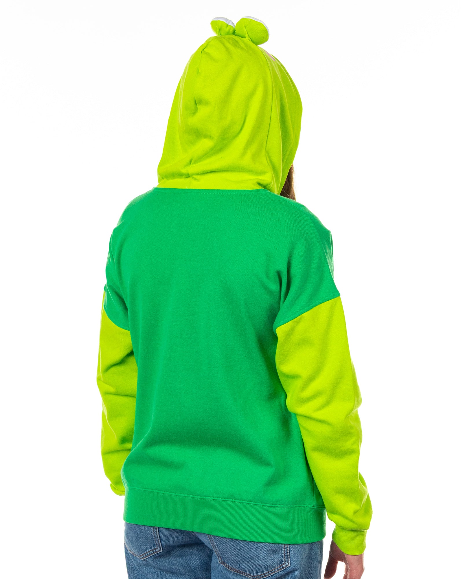 Sanrio Keroppi Women's Zip Up Hoodie Character Costume Hooded Sweatshirt