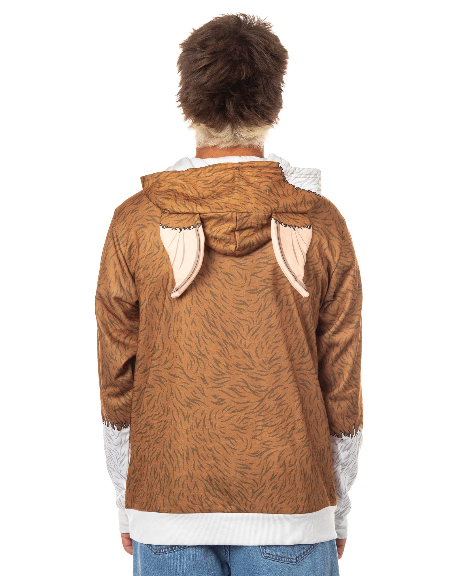 Gremlins Hoodie Gizmo 3D Ears Men's Costume Long Sleeve Pullover Sweatshirt