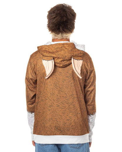 Gremlins Hoodie Gizmo 3D Ears Men's Costume Long Sleeve Pullover Sweatshirt
