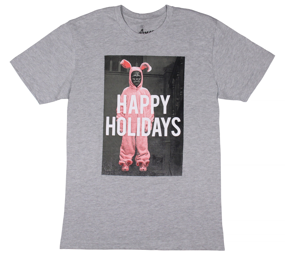 A Christmas Story Men's Ralphie Bunny Suit Happy Holidays Adult T-Shirt