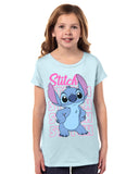 Lilo & Stitch Girls' Stitch Hands On Hips Pose Short Sleeve T-Shirt