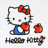 Hello Kitty Women's Apple a Day Cropped Junior's Adult Short Sleeve T-Shirt