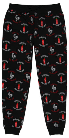 Sriracha Hot Sauce Men's Hot For You Lounge Sleep Jogger Pajama Pants