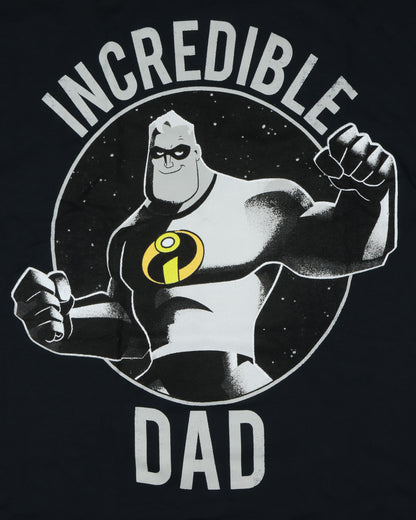The Incredibles Shirt Men's Incredible Dad Adult Short Sleeve Graphic Tee