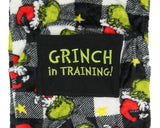 Dr Seuss The Grinch Who Stole Christmas White Buffalo Plaid Matching Family Pajama Set