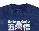 Jujutsu Kaisen Men's Satoru Gojo Acid Wash Adult Short Sleeve T-Shirt