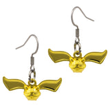 Harry Potter Costume Quidditch Golden Snitch Earrings Cosplay Accessories