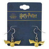 Harry Potter Costume Quidditch Golden Snitch Earrings Cosplay Accessories