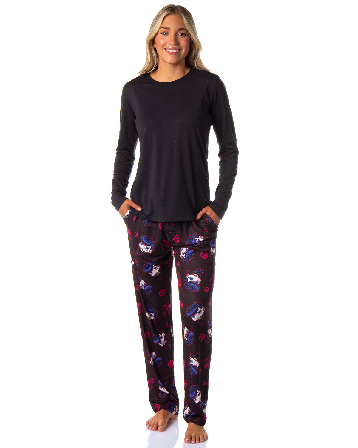 JoJo's Bizarre Adventure Diamond Is Unbreakable Chibi AOP Lounge Pajama Pants