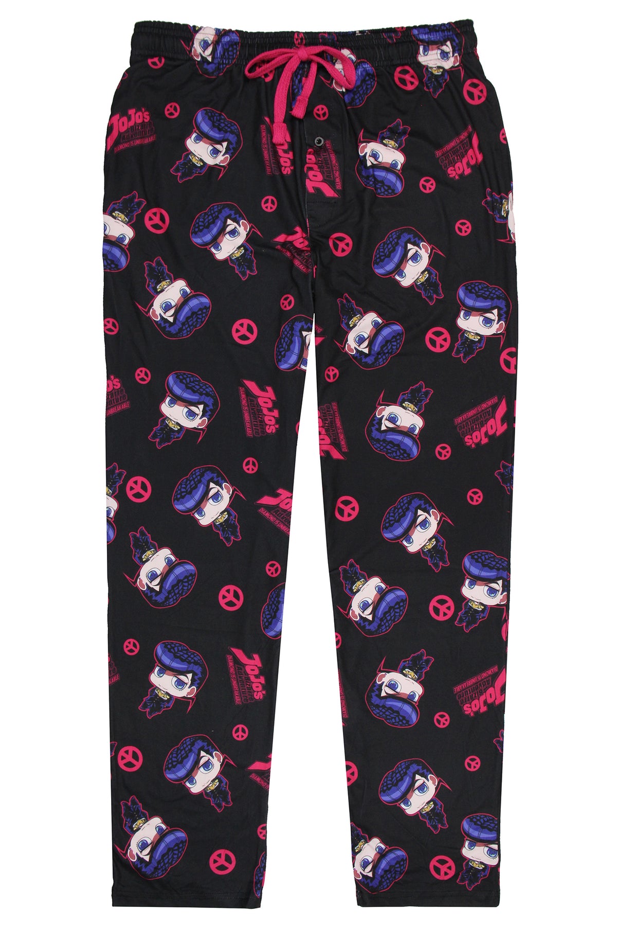 JoJo's Bizarre Adventure Diamond Is Unbreakable Chibi AOP Lounge Pajama Pants